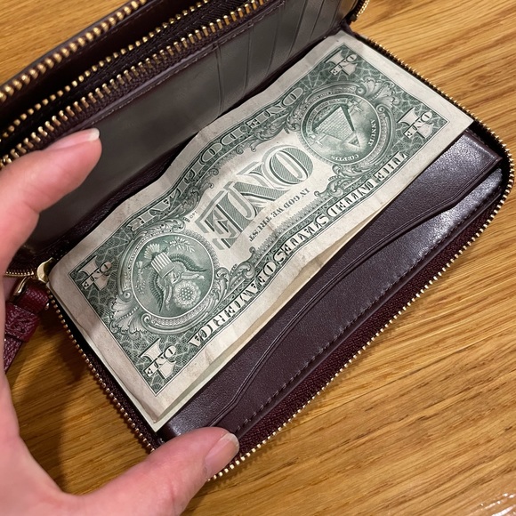 Coach - Red Glitter Star Phone Wallet/Wristlet - Picture 8 of 13